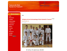 Tablet Screenshot of karate-tsunami.kutno.pl