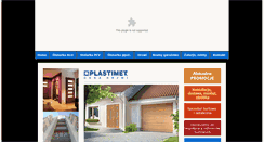 Desktop Screenshot of plastimet.kutno.pl