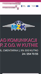 Mobile Screenshot of mzk.kutno.pl